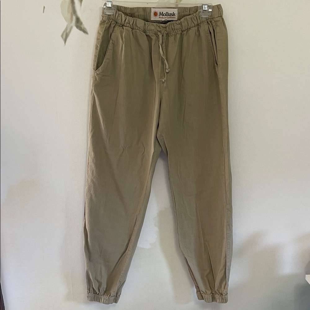 Mollusk made in California Tan Khaki Joggers